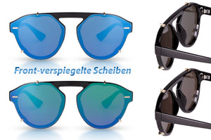 David  -  Sonnenbrille mit Clip-On-Look Farbe "Cool"