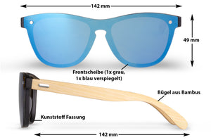 Greg  -  Shield-Sonnenbrille Farbe "Cool"